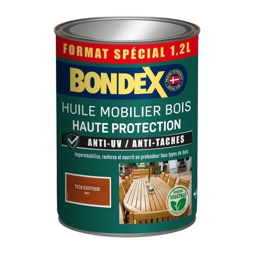 Huile mobilier teck bondex - teck,