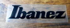 sticker autocollant IBANEZ noir black