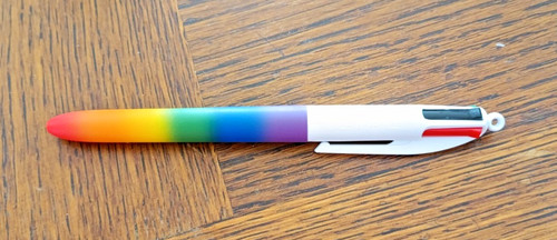 Stylo bic couleurs arc en - bic,