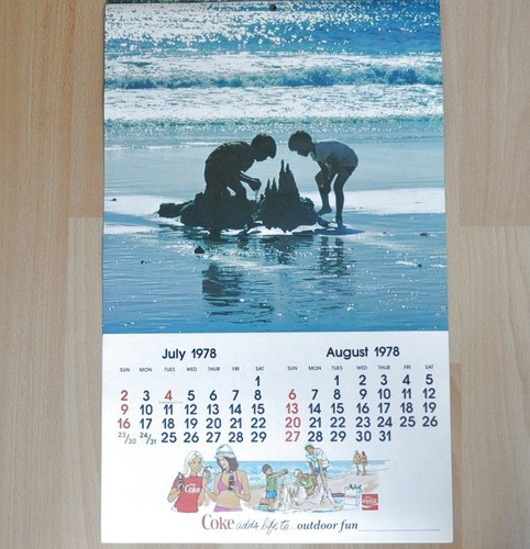 Joli ancien calendrier - joli,