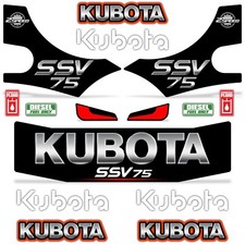 Complete Decal Kit fits Kubota SSV75 Skid Steer Vinyl Graphic Set SSV-75 US Made