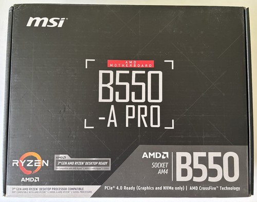 Msi b550 pro - msi, am4