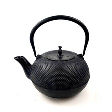 Théière en fonte noire Kuro