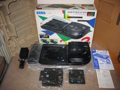 Boxed sega mega console - mega, 2