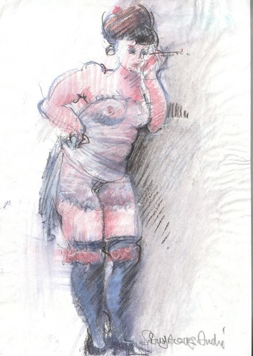 Rare superbe dessin original - superbe,