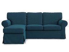 MASTERS OF COVERS Ektorp Loveseat (2 Seat) with Chaise Lounge Cover Replaceme...