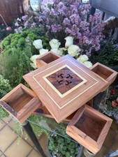 Boîte Rotative en Bois de