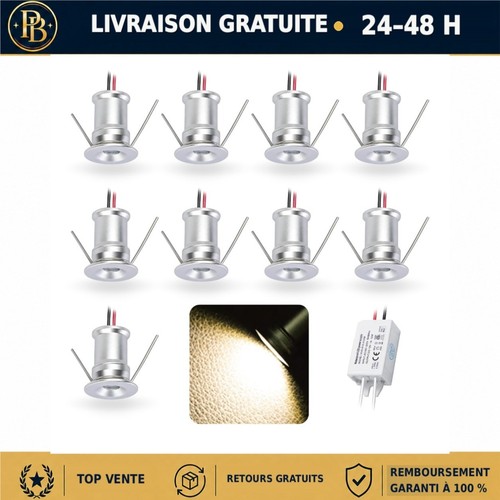 Mini spot led encastrable - led, 12v