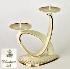 Porte-Cierge En Porcelaine ALKA KUNST BAVARIA Christiane Vers 1960 R889