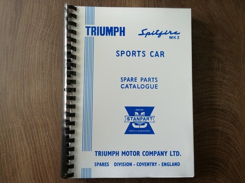 Triumph spitfire mk3 catalogue - spitfire,