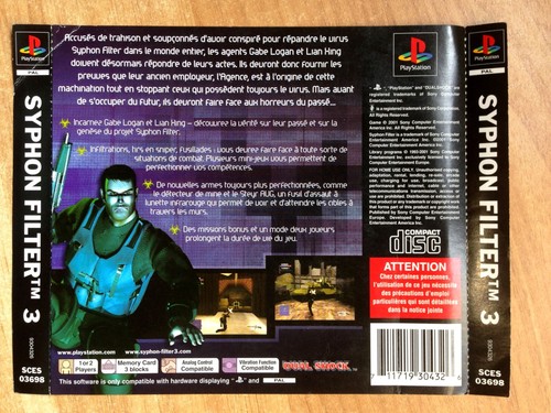 Syphon filter jaquette - filter,