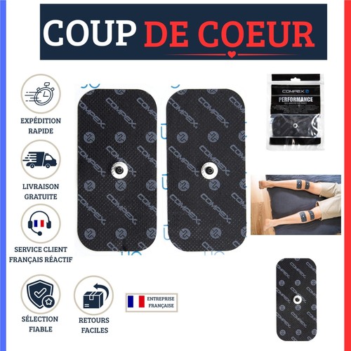 Compex électrodes noires snap - compex,