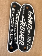 Badge logo embleme grille calandre land rover serie DEFENDER 90 110 130