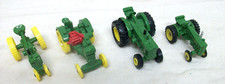 4 Different John Deere Metal Die Cast Farm Tractor Miniature Replica in EXL Cond