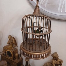 CAGE OISEAU BIRD, BRONZE 19è