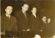 Assises de la Seine 1951, Procès des faux monnayeurs Vintage silver print,René
