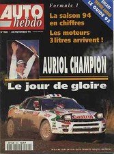AUTO HEBDO n°960 30/11/1994
