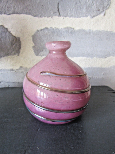 Vase boule murano signé - boule,