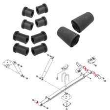 Silentblocs des ressorts à lames arrières pour Nissan Navara D40