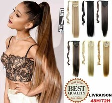 Rajout Queue de Cheval Ponytail Postiche Extension Cheveux Lisse 51 cm