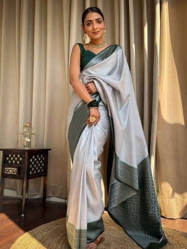Sari mariée soie de - en,