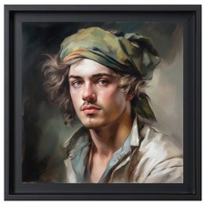 🖼️ “People” – Portrait par Tullasky – Peinture Acrylique Originale