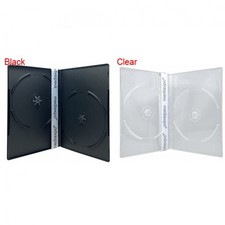 PREMIUM SLIM Slimline Double DVD Cases 7MM (100% New Material) Lot