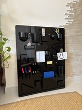 Uten.silo space age plastic wall organizer vintage black office work MCM vitra