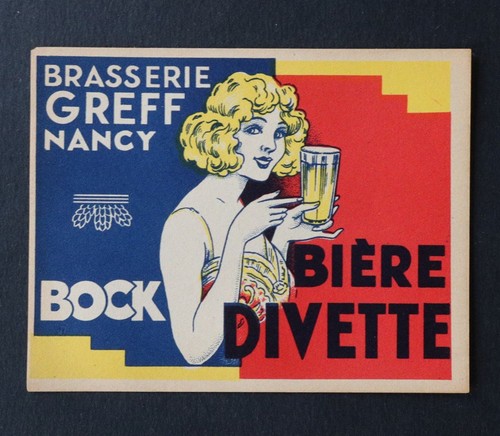 Old label beer - old, divette