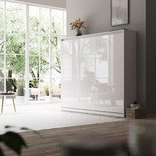 Lit escamotable Classic ressorts a gaz 100x200 140x200 160x200 lit pliant mural