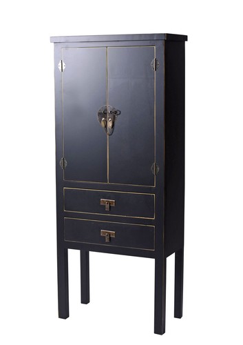 Armoire chinoise noire - armoire,