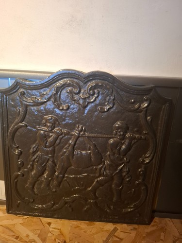 Plaque cheminer fonte - cheminer, en