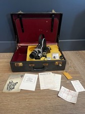Paillard Bolex H8 Rex Reflex 8mm Movie Camera With briefcase and some extras