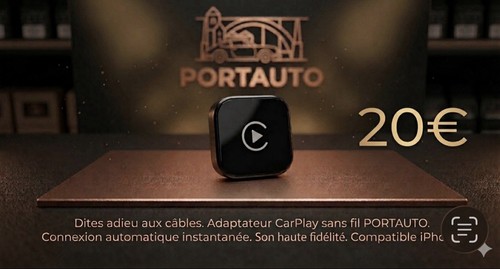Adaptateur carplay sans - carplay, fil