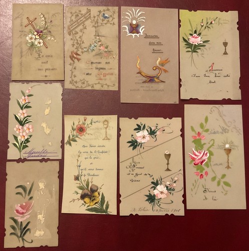 Lot images pieuses - de, 9