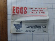 1920's Illus. Shipping Label -