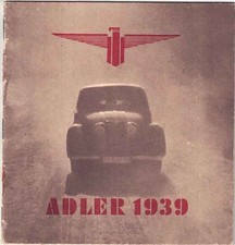 Catalogue brochure Adler