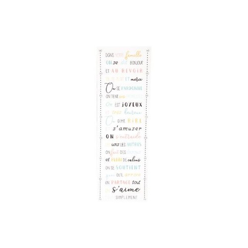 Toise enfant alphabet les - "alphabet,