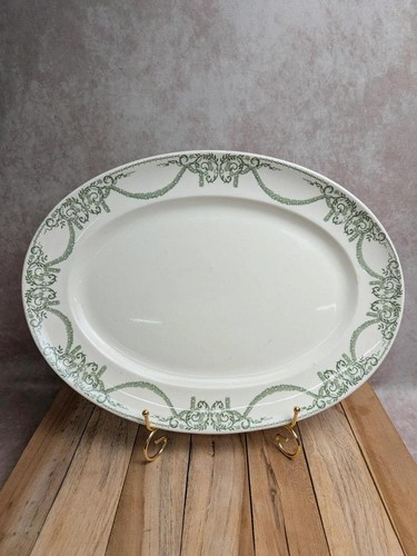 Grand plat ovale terre fer - grand,