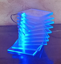 Lampe Tybble Cube Space Age Ikea Vintage