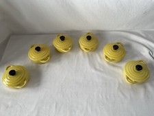 6 Mini cocottes jaune 