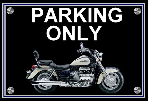 Plaque parking only honda - parking,