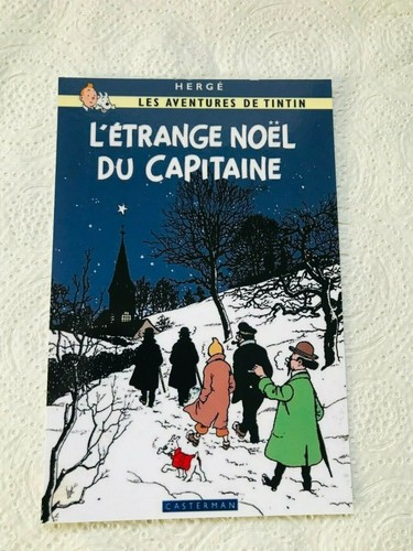 Carte postale 15x10 tintin - postale,