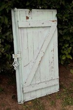 Petit volet ancien en bois sapin H104xL54cm - Small antique shutter