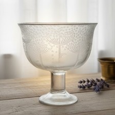 Coupe sur Pied  Verre Pressé