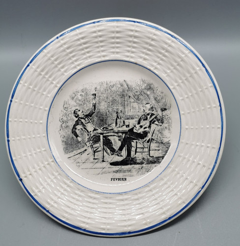 Assiette parlante les mois - assiette, de