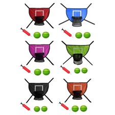 Mini panier de basket pour trampoline Installation facile Panneau arrière