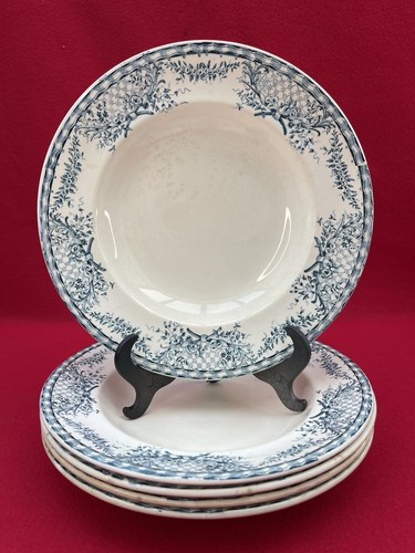 Assiettes creuses longwy - 5,