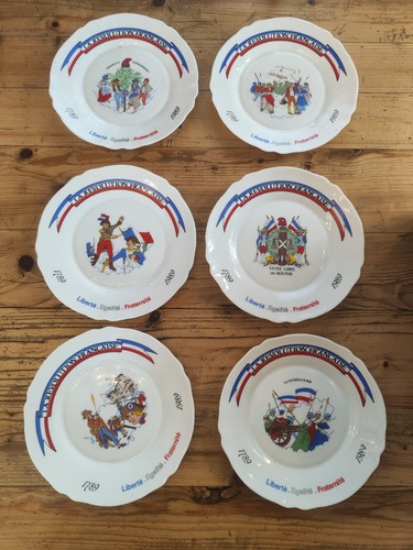 Lot assiettes arcopal - 6,