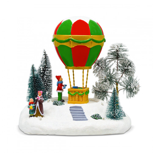 Village noël 34x23x22cm - village, de